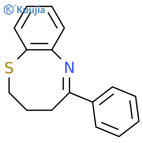 2H-1,6-Benzothiazocine, 3,4-dihydro-5-phenyl- structure