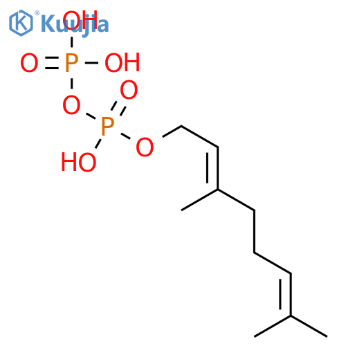 Diphosphoric acid,P-[(2E)-3,7-dimethyl-2,6-octadien-1-yl]- structure