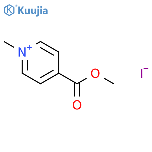 4-(methoxycarbonyl)-1-methylpyridin-1-ium iodide structure