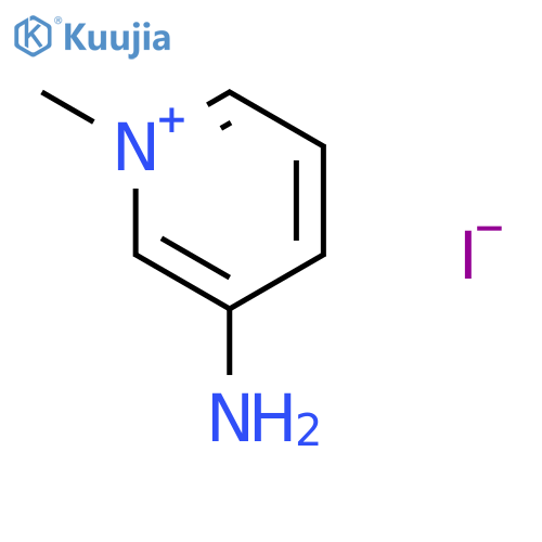 Pyridinium, 3-amino-1-methyl-, iodide structure