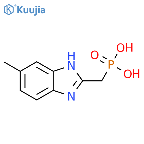 PHOSPHONIC ACID, [(5-METHYL-1H-BENZIMIDAZOL-2-YL)METHYL]- structure