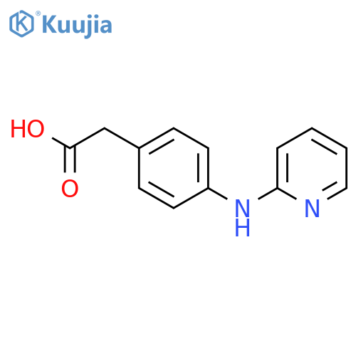 Benzeneacetic acid, 4-(2-pyridinylamino)- structure