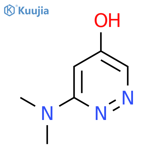 4-Pyridazinol,6-(dimethylamino)- structure