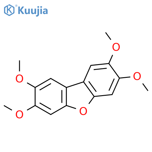 2,3,7,8-Tetramethoxydibenzofuran structure