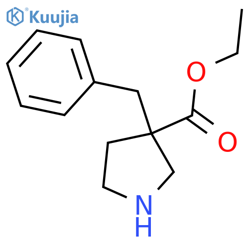 Ethyl 3-benzylpyrrolidine-3-carboxylate structure