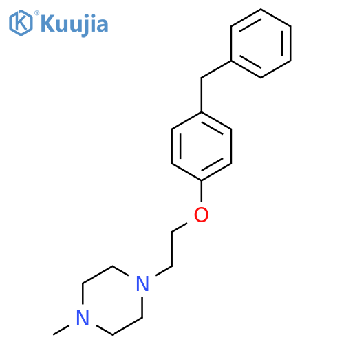 1-[2-(4-Benzylphenoxy)ethyl]-4-methylpiperazine structure