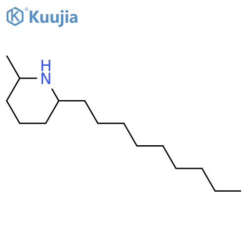 2-Methyl-6-nonylpiperidine; (2R,6S)-form structure