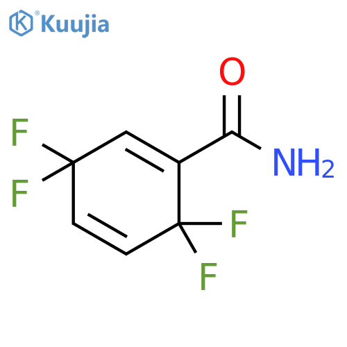 1,4-CYCLOHEXADIENE-1-CARBOXAMIDE, 3,3,6,6-TETRAFLUORO- structure