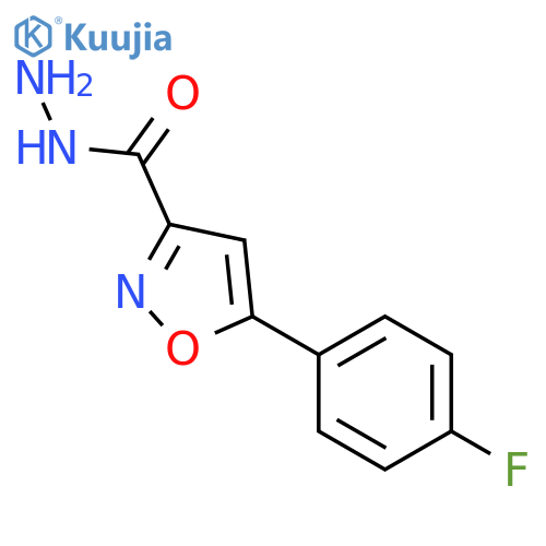 5-(4-FLUOROPHENYL)ISOXAZOLE-3-CARBOHYDRAZIDE structure
