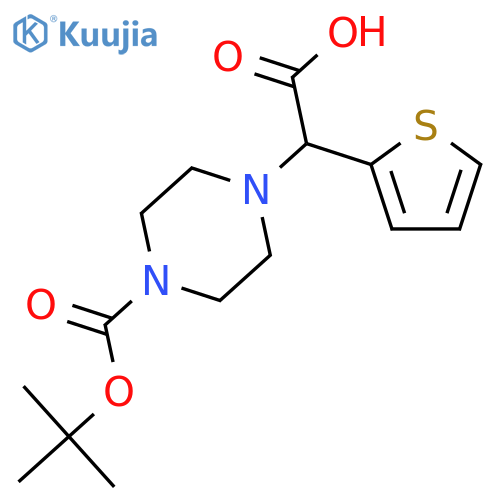 2-(4-Boc-Piperazinyl)-2-(2-thienyl)acetic Acid structure