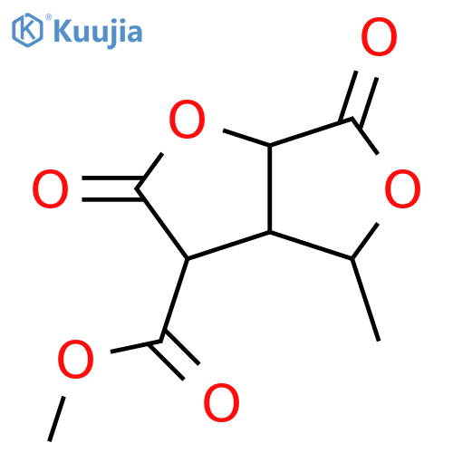 Furo3,4-bfuran-3-carboxylic acid, hexahydro-4-methyl-2,6-dioxo-, methyl ester structure