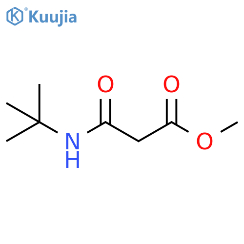Propanoic acid, 3-[(1,1-dimethylethyl)amino]-3-oxo-, methyl ester structure