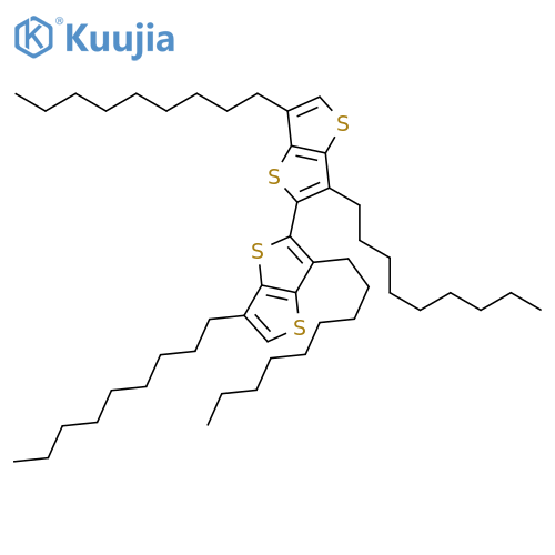 2,2'-Bithieno[3,2-b]thiophene, 3,3',6,6'-tetranonyl- structure