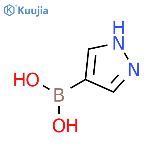 (1H-pyrazol-4-yl)boronic acid structure