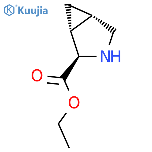 rac-ethyl (1R,2R,5S)-3-azabicyclo3.1.0hexane-2-carboxylate structure