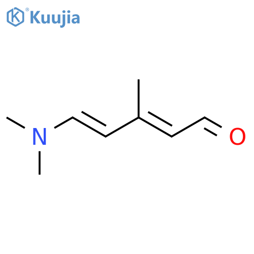 2,4-PENTADIENAL, 5-(DIMETHYLAMINO)-3-METHYL- structure
