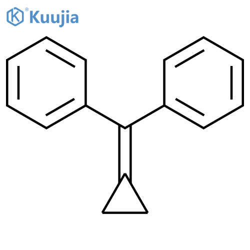 Benzene, 1,1'-(cyclopropylidenemethylene)bis- structure