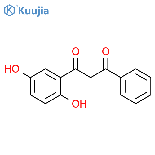 1,3-Propanedione, 1-(2,5-dihydroxyphenyl)-3-phenyl- structure