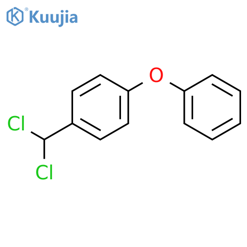 Benzene, 1-(dichloromethyl)-4-phenoxy- structure