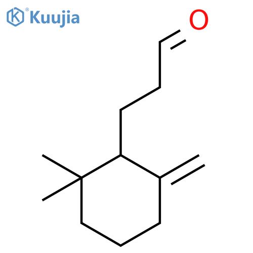 CYCLOHEXANEPROPANAL, 2,2-DIMETHYL-6-METHYLENE- structure