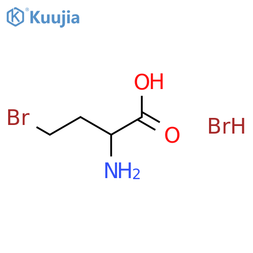 2-Amino-4-bromobutanoic acid hydrobromide structure
