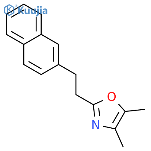 Oxazole, 4,5-dimethyl-2-[2-(2-naphthalenyl)ethyl]- structure