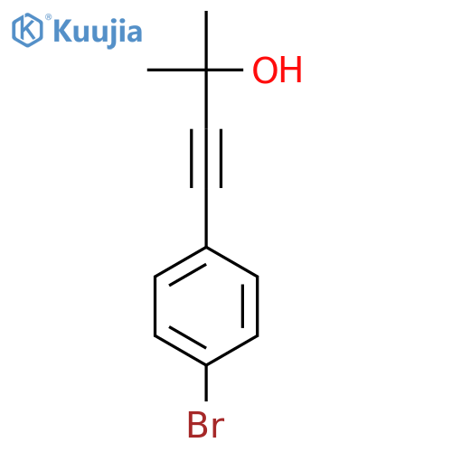 4-(4-Bromophenyl)-2-methyl-3-butyn-2-ol structure