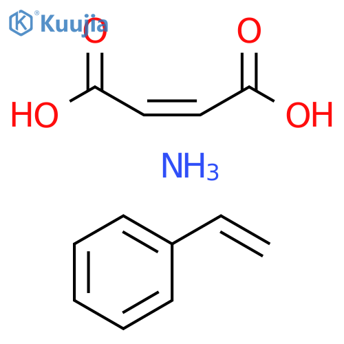 2-Butenedioic acid (2Z)-, ammonium salt (1:), polymer with ethenylbenzene structure