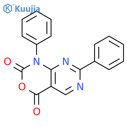1,7-Diphenyl-1H-pyrimido[4,5-d][1,3]oxazine-2,4-dione structure