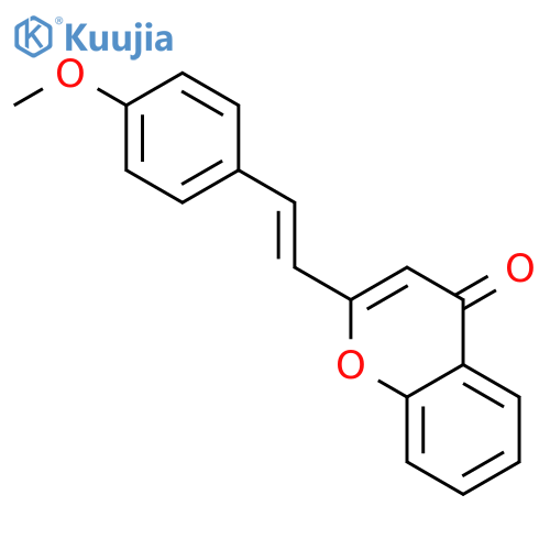 4H-1-BENZOPYRAN-4-ONE, 2-[(1E)-2-(4-METHOXYPHENYL)ETHENYL]- structure