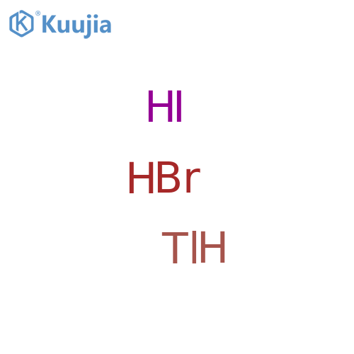 Thallium bromide iodide (TlBr0.46I0.54) structure