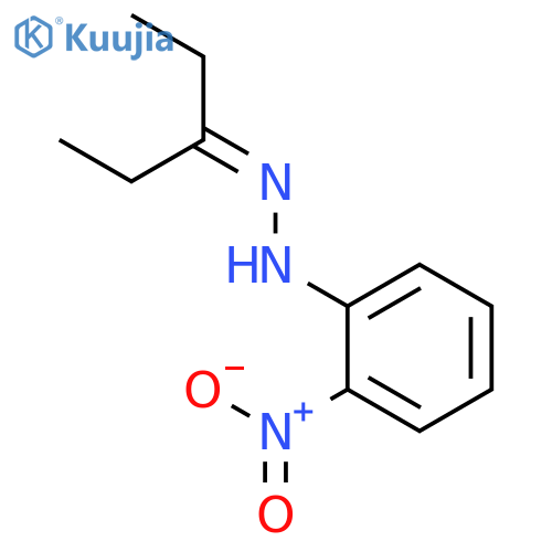 3-Pentanone, (2-nitrophenyl)hydrazone structure