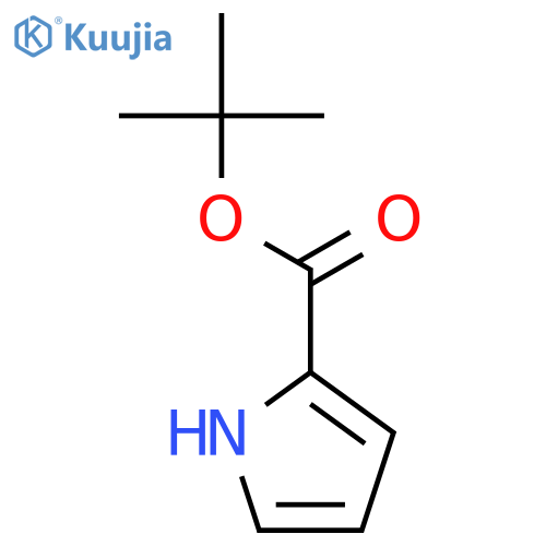 1H-Pyrrole-2-carboxylic acid, 1,1-dimethylethyl ester structure