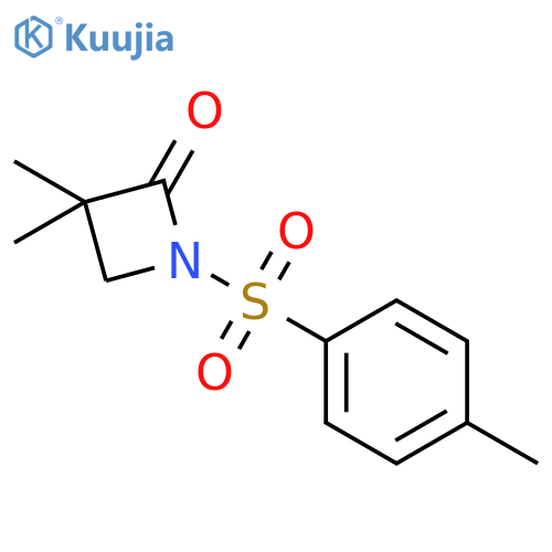 2-AZETIDINONE, 3,3-DIMETHYL-1-[(4-METHYLPHENYL)SULFONYL]- structure