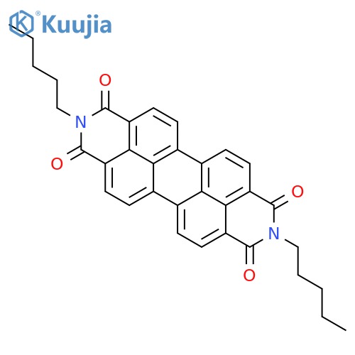 N,N'-Dipentyl-3,4,9,10-perylenedicarboximide structure