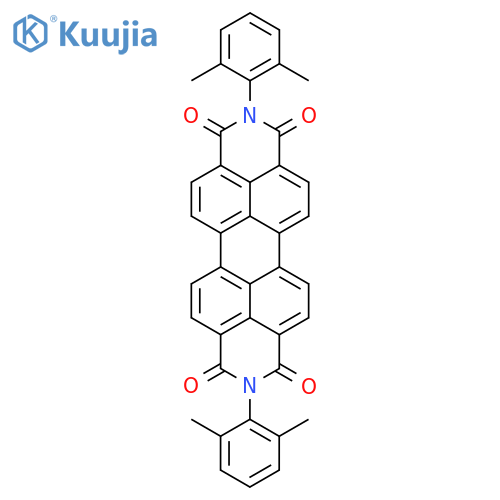 N,N'-Bis(2,6-dimethylphenyl)perylene-3,4,9,10-tetracarboxylic Diimide structure