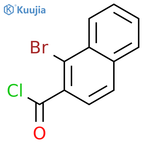 2-Naphthalenecarbonyl chloride, 1-bromo- structure