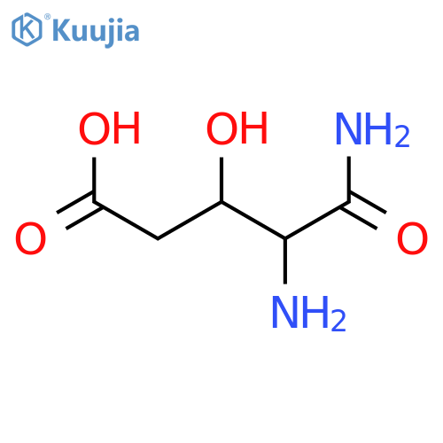 Pentonic acid,4,5-diamino-2,4,5-trideoxy-5-oxo- (9CI) structure
