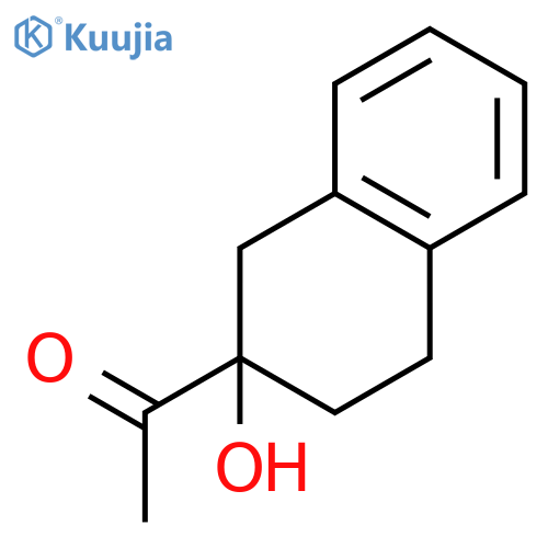 ETHANONE, 1-(1,2,3,4-TETRAHYDRO-2-HYDROXY-2-NAPHTHALENYL)- structure