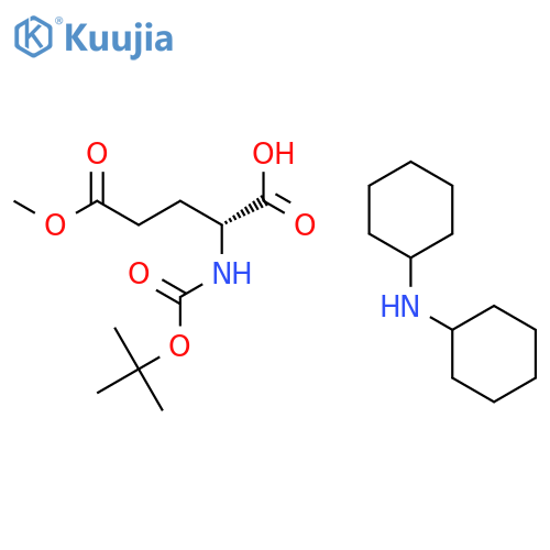 Boc-D-Glu(OMe)-OH DCHA structure