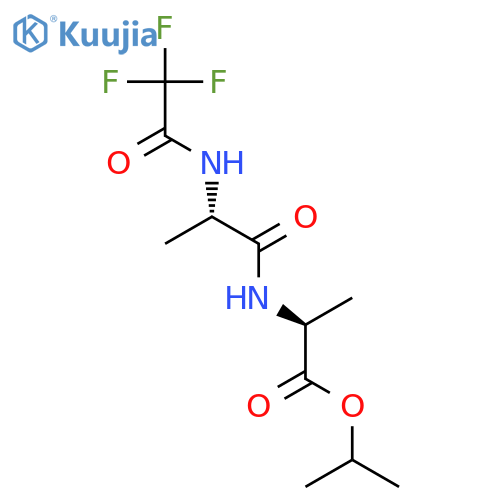 L-ALANINE, N-[N-(TRIFLUOROACETYL)-L-ALANYL]-, 1-METHYLETHYL ESTER structure