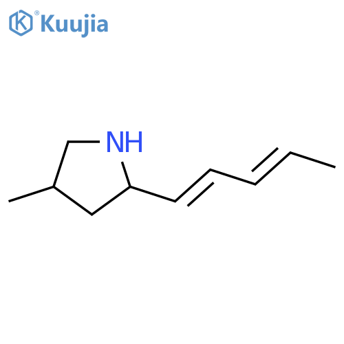 Pyrrolidine,4-methyl-2-(1,3-pentadien-1-yl)- structure