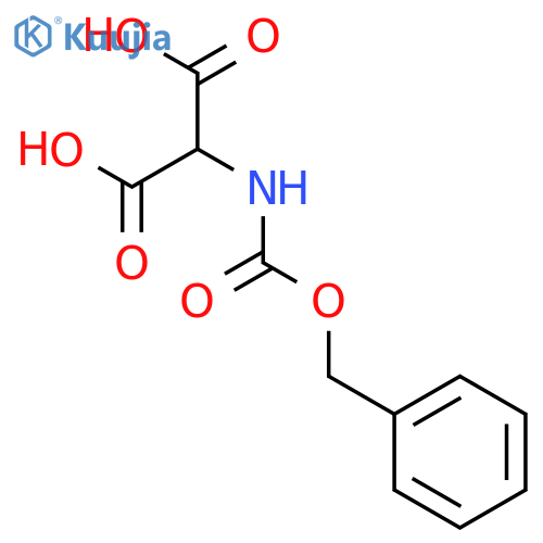2-(((Benzyloxy)carbonyl)amino)malonic acid structure