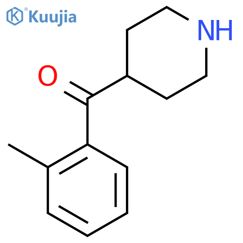 Piperidin-4-yl(o-tolyl)methanone structure