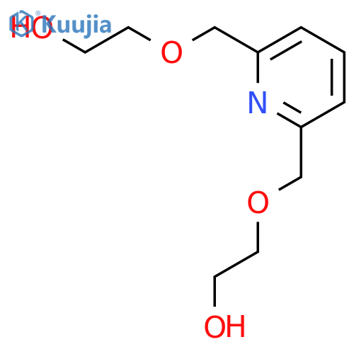 ETHANOL, 2,2'-[2,6-PYRIDINEDIYLBIS(METHYLENEOXY)]BIS- structure