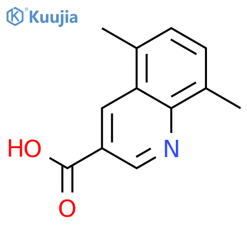 5,8-dimethylquinoline-3-carboxylic Acid structure