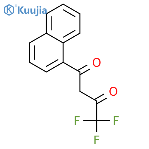 4,4,4-trifluoro-1-(naphthalen-1-yl)butane-1,3-dione structure
