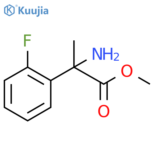 Methyl 2-amino-2-(2-fluorophenyl)propanoate structure