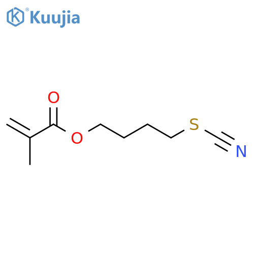 2-Propenoic acid, 2-methyl-, 4-thiocyanatobutyl ester structure