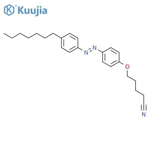 PENTANENITRILE, 5-[4-[(4-HEPTYLPHENYL)AZO]PHENOXY]- structure